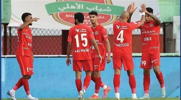 شباب الأهلي يكتسح النصر 3-0 ويتصدر الدوري الإماراتي مؤقتا