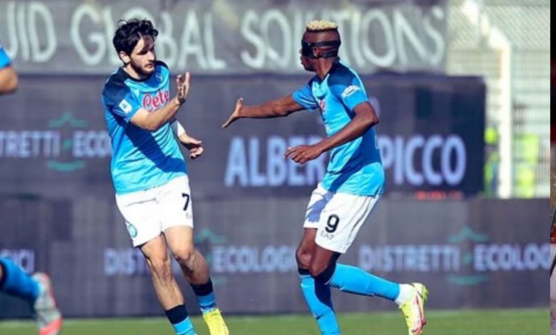 نابولي يفترس سبيزيا ويفوز عليه 3-0 بالجولة الـ21 في الدوري الإيطالي