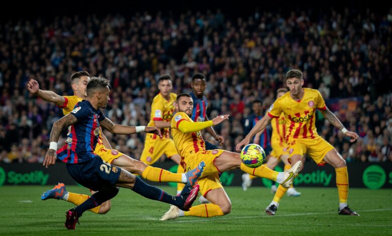 برشلونة يسقط في فخ التعادل السلبي أمام جيرونا بالدوري الإسباني