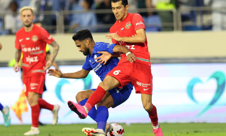 النصر يعرقل شباب الأهلي ويفرض عليه التعادل 2-2 في الدوري الإماراتي