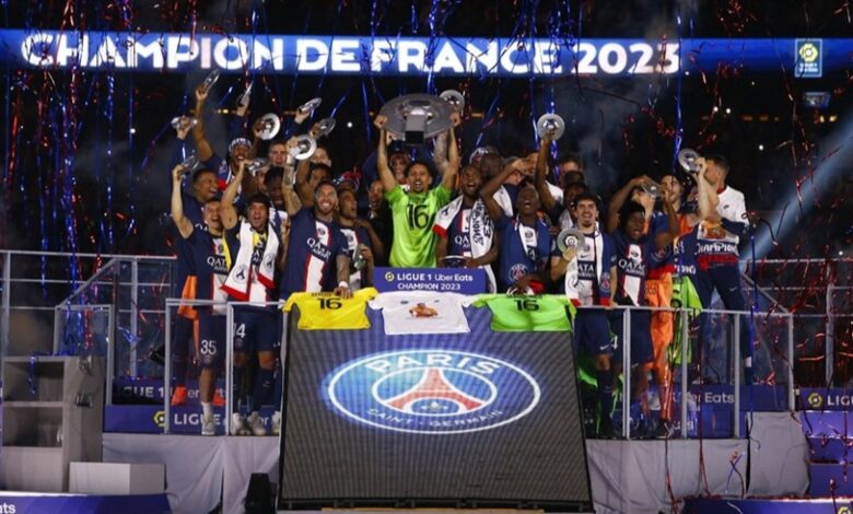 باريس سان جيرمان يفرض سطوته على ألقاب الدوري الفرنسي