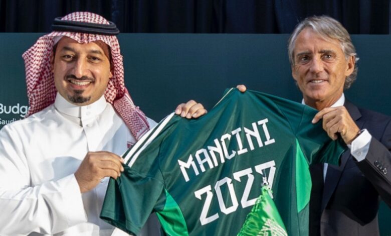 مانشيني: لم أتردد في قبول تدريب المنتخب السعودي