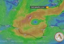 العاصفة دانيال تضرب مصر اليوم مع فرص لتساقط الأمطار