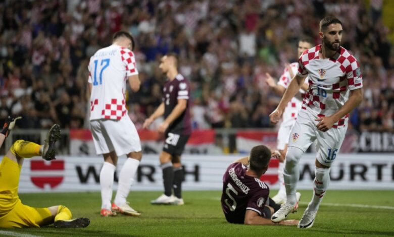 كرواتيا تحقق فوزا كاسحا على لاتفيا 5-0 في تصفيات أمم أوروبا