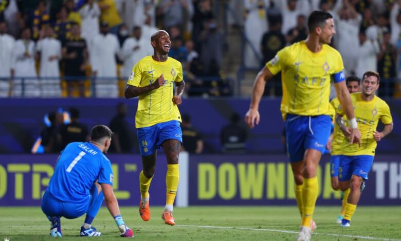 رونالدو يقود النصر لفوز مثير على الدحيل القطري 4-3