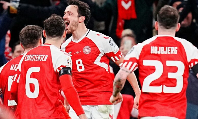 الدنمارك تتأهل رسميا إلى «يورو 2024» بالفوز على سلوفينيا 2-1
