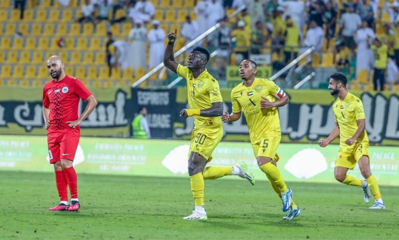 الوصل ينفرد بصدارة الدوري الإماراتي بفوز ساحق على البطائح 4-1