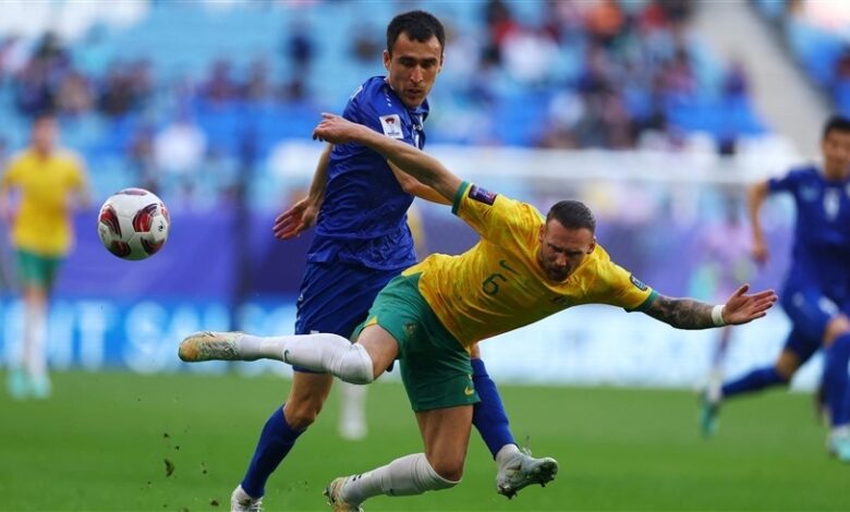 أوزبكستان وأستراليا يتعادلان 1-1 ويتأهلان إلى ثمن النهائي