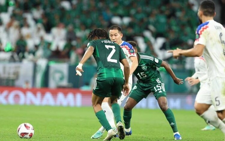 السعودية تنهي دور المجموعات بالتعادل السلبي أمام تايلاند