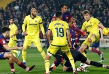 فياريال يمزق شباك برشلونة بخماسية في الدوري الإسباني