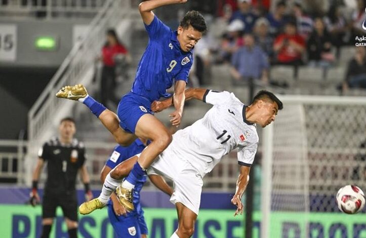 تايلاند تفوز على قيرجستان 2-0 في كاس آسيا