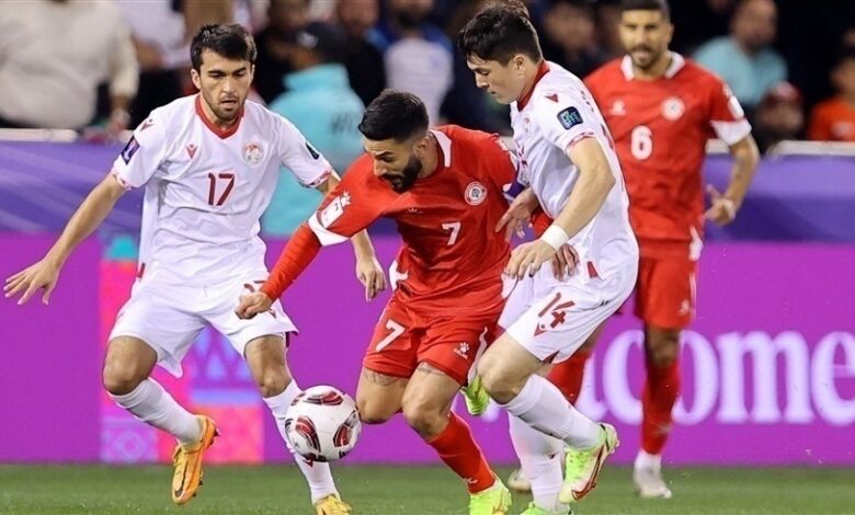 لبنان يودع كأس آسيا بعد الهزيمة أمام طاجيكستان 2-1
