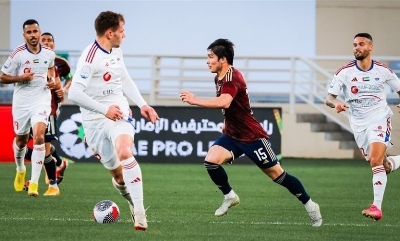 الشارقة والوحدة يتعادلان 1-1 في الدوري الإماراتي