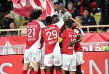 موناكو يتغلب على ليل 1-0 ويؤجل تتويج سان جيرمان