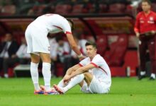 الإصابة تبعد ليفاندوفسكي عن مباراة بولندا الأولى في «يورو 2024»